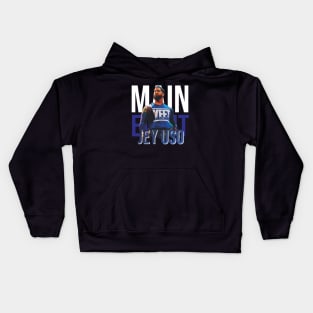 JEY USO // MAIN EVENT Kids Hoodie